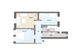 Erstbezug nach Sanierung in Hannover Linden - 3-Zimmerwohnung mit Einbauküche und Luxusausstattung - Grundriss