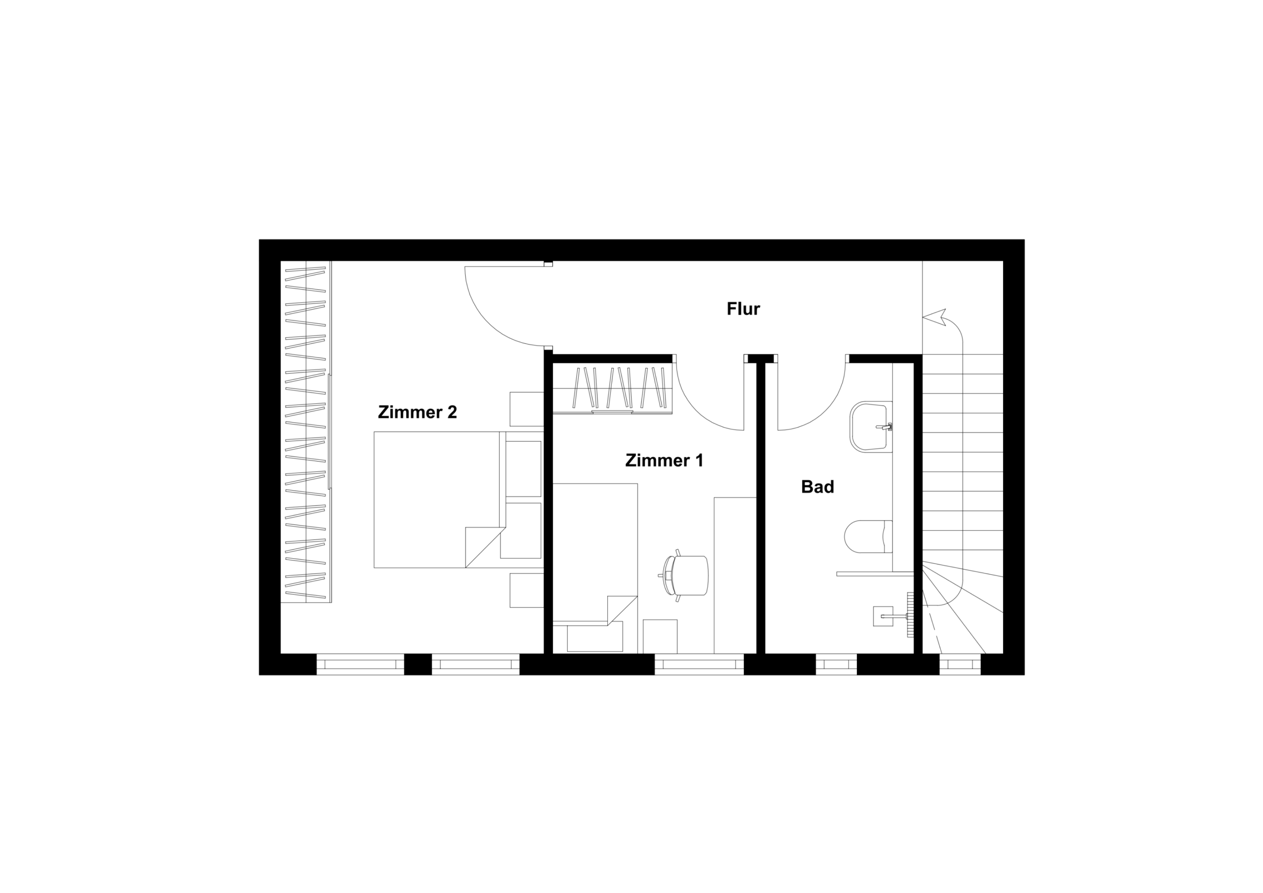 Remise Obergeschoss - **RESERVIERT**-Remise mit höchster Ausstattung auf 2 Etagen und Terrasse