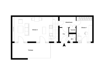 Remise Untergeschosspng - **RESERVIERT**-Remise mit höchster Ausstattung auf 2 Etagen und Terrasse
