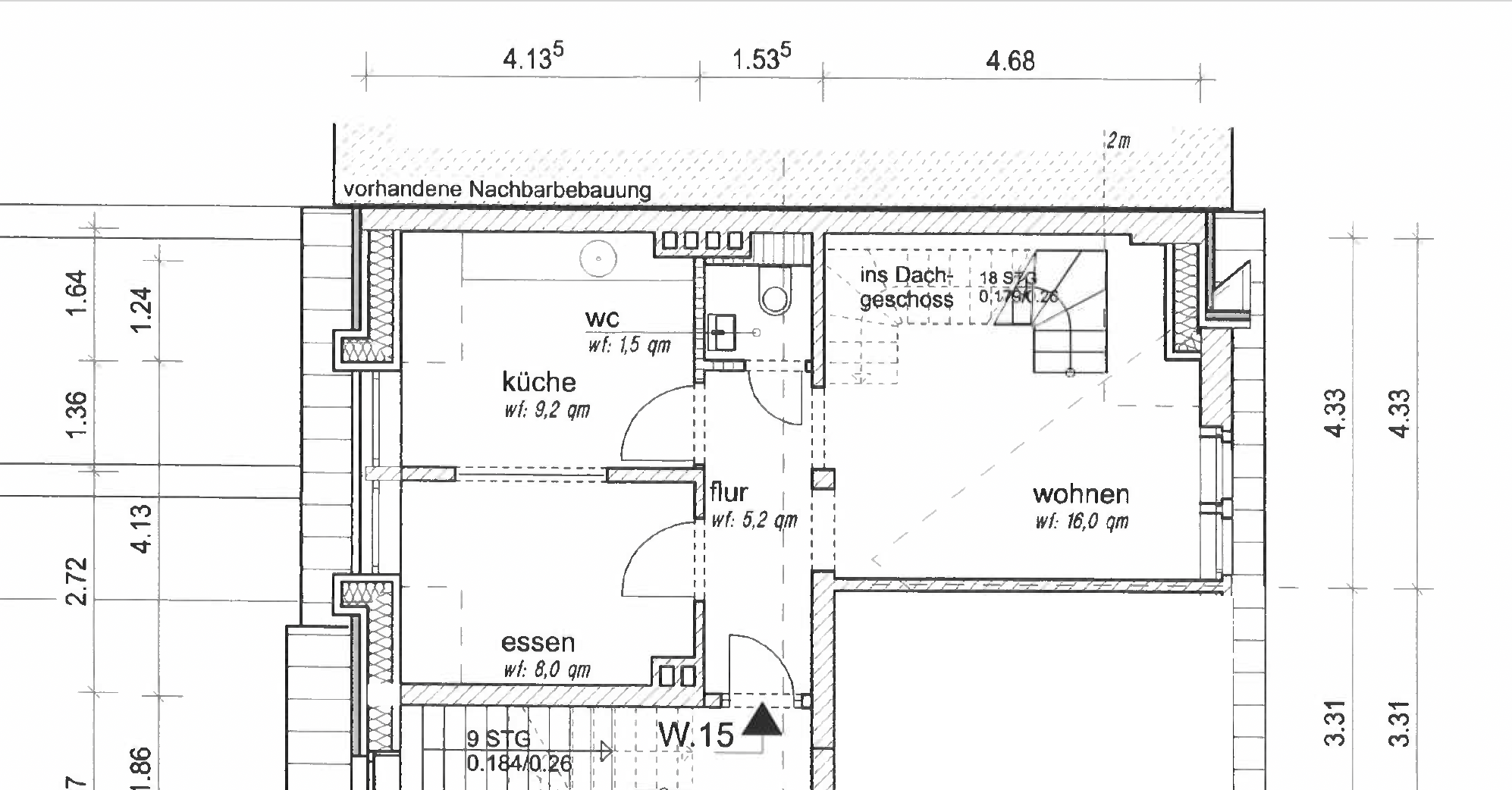 Grundriss 4.OG - *verkauft*Großzügige Maisonettewohnung mit Eiche-Echtholzparkett in der Nordstadt