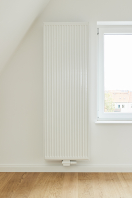 Detail-Heizung - *verkauft*Großzügige Maisonettewohnung mit Eiche-Echtholzparkett in der Nordstadt