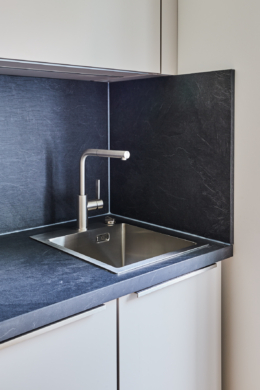 Detail-Küche - Hochwertigster Wohntraum mit 3-Zimmern, Balkon und Einbauküche in der Südstadt