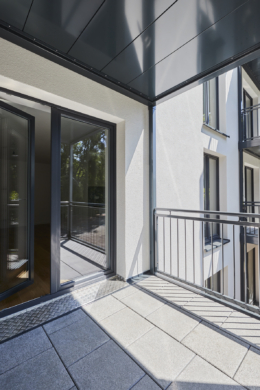 Balkon - Traumhaftes Hochparterre 1-Zimmerapartment mit großem Balkon und Einbauküche in Bestlage Hannover