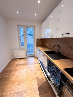 Küche-Detail - Stilvoll sanierte 1-Zimmer-Wohnung in Toplage der List – Erstbezug mit Balkon & neuer Einbauküche