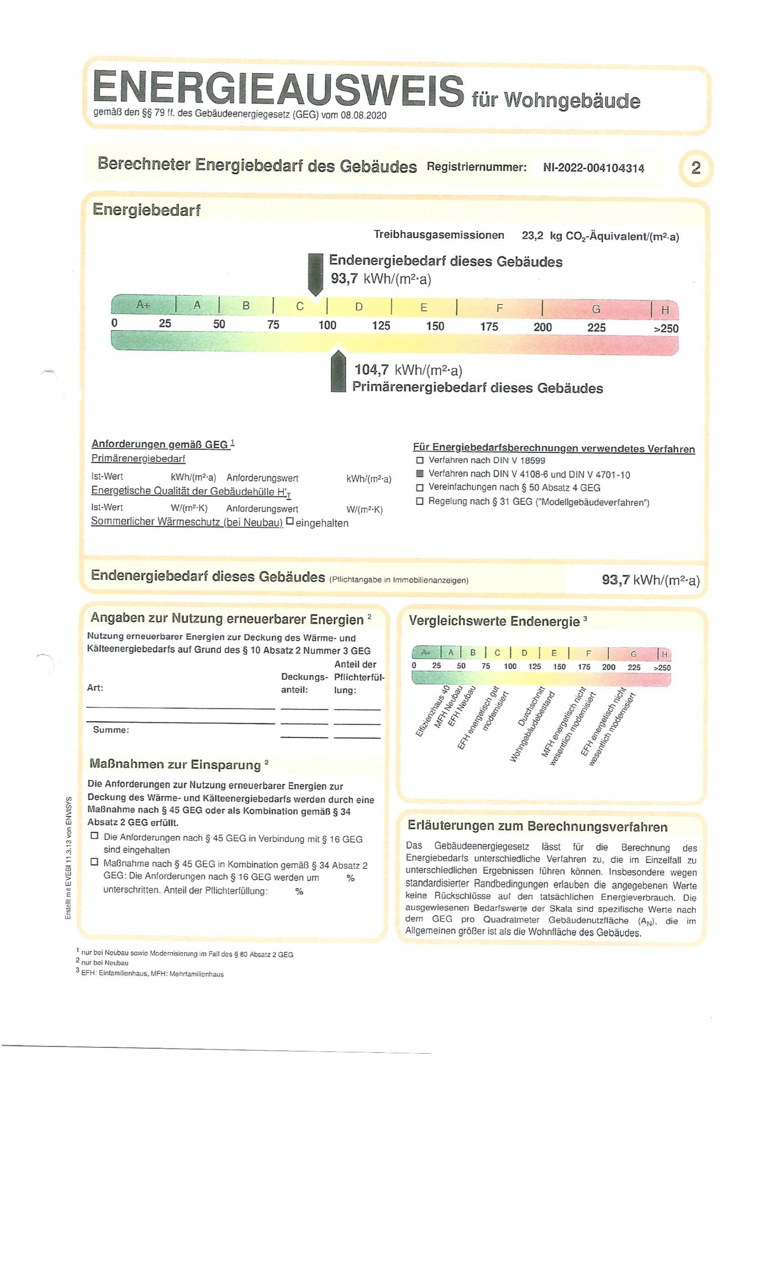 Energieausweis - Stilvoll sanierte 1-Zimmer-Wohnung in Toplage der List – Erstbezug mit Balkon & neuer Einbauküche