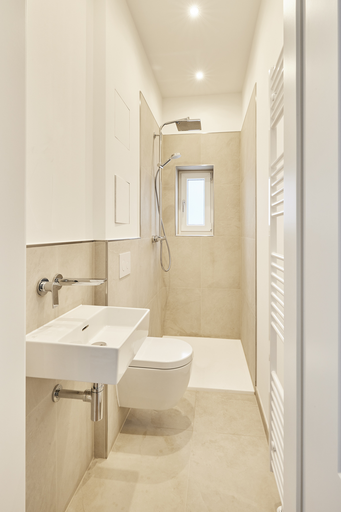 Badezimmer - Modernes 2-Zimmer-Studio-Apartment zum Erstbezug in bester Lage der Nordstadt Hannover