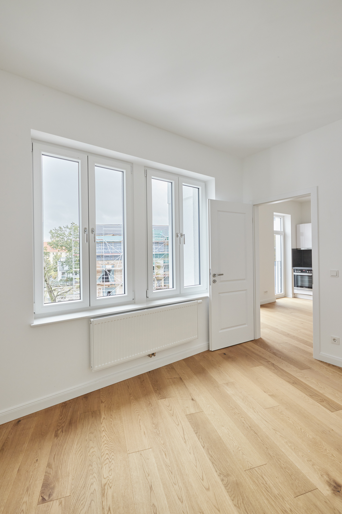 Zimmer mit Zugang zur Küche - Modernes 2-Zimmer-Studio-Apartment zum Erstbezug in bester Lage der Nordstadt Hannover