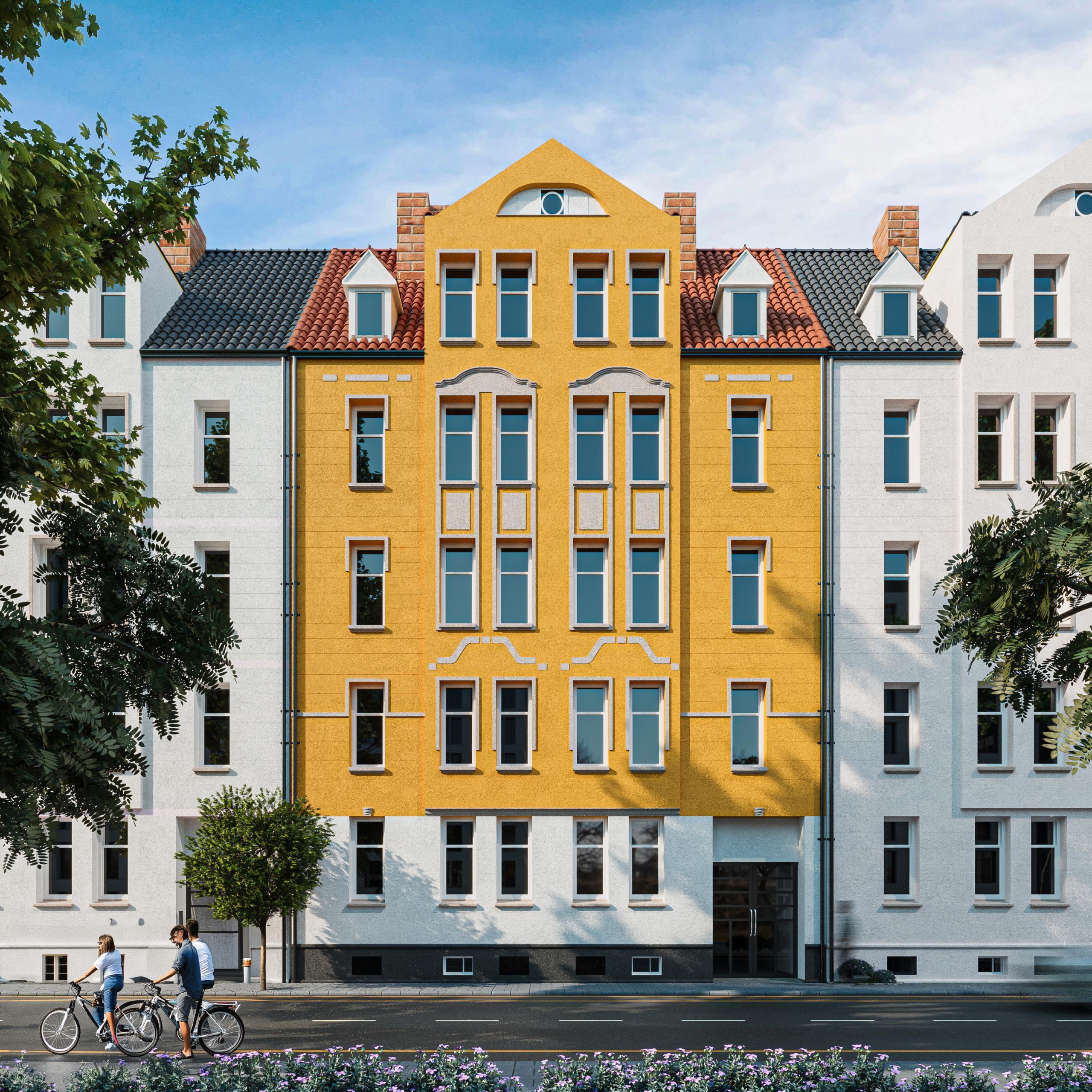 Visualisierung - Vermietete Eigentumswohnung in Hannover Linden in saniertem Mehrfamilienhaus
