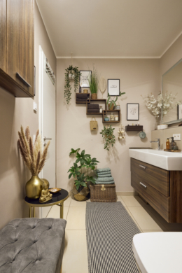 Badezimmer obere Etage_ - Zwei Etagen – Familientraum auf 6 Zimmern mit Gartenanteil im energetischen Neubau