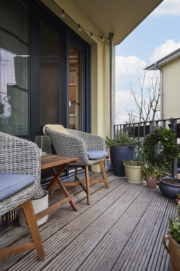 Balkon - Zwei Etagen – Familientraum auf 6 Zimmern mit Gartenanteil im energetischen Neubau