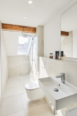 Badezimmer_1 - Toplage Südstadt – Sanierte 2.-Zimmerwohnung mit Einbauküche und Möblierung