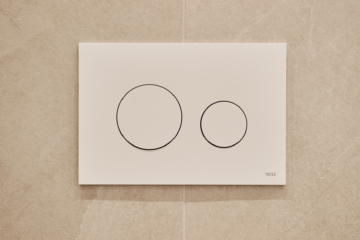 Detail_Badezimmer_ - Moderne Hochwertigkeit im Altbau – 3 Zimmer mit Einbauküche und höchster Ausstattung in Linden