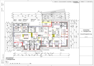 Grundrissplanung-DG-Rohling - Baugenehmigung vorhanden – Ca. 241m2 Dachgeschoss-Rohling in Bestlage List