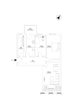 WE13-R18 - **verkauft**Erstbezug nach Sanierung – 3 Zimmer mit Einbauküche, Balkon und höchster Ausstattung