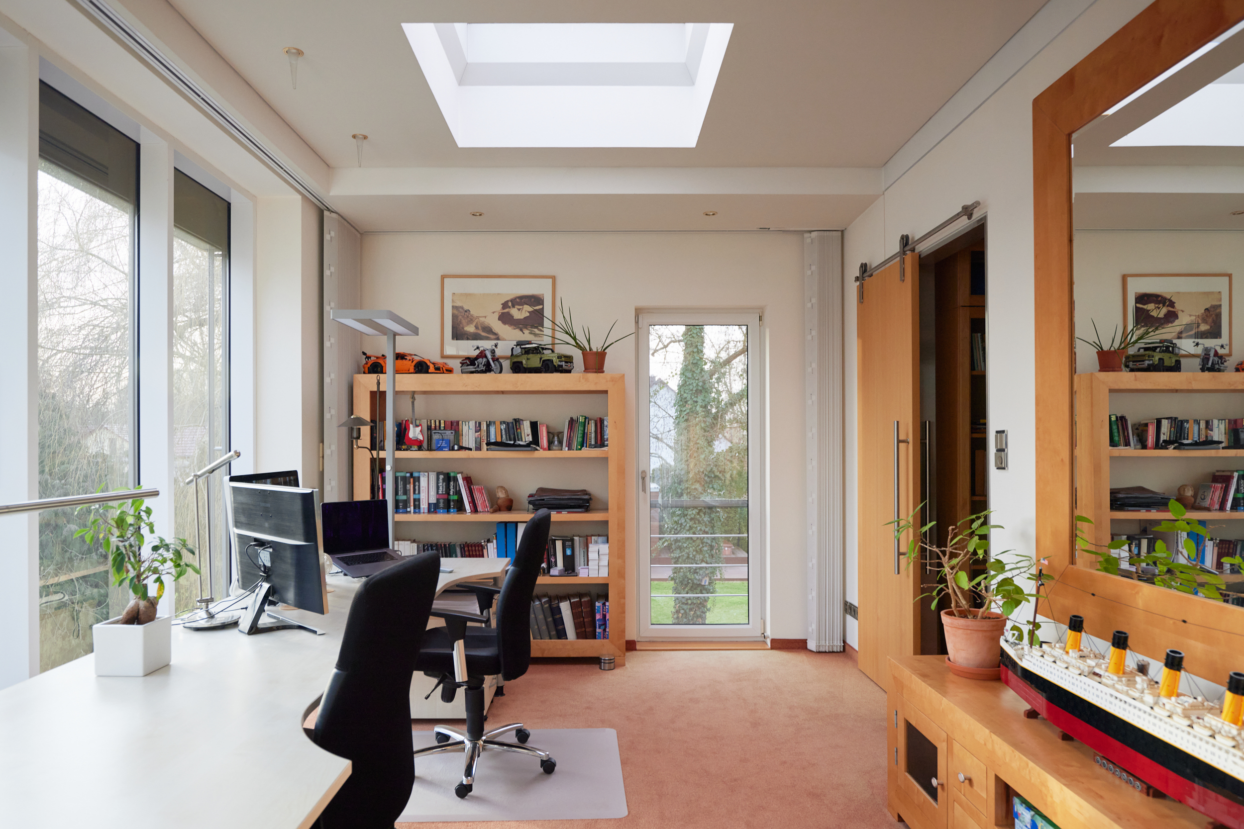 Arbeitszimmer - *Reserviert* Architektur trifft auf höchsten Komfort mit Saunahaus und Whirlpool