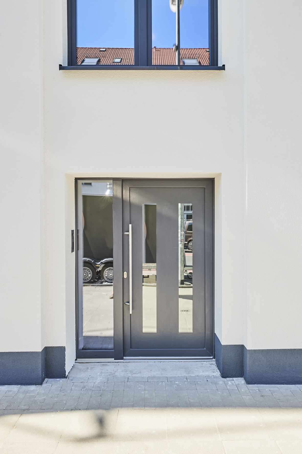 Hauseingang_ Detail5 - **Verkauft** 2-Zimmerwohnung mit Balkon und Einbauküche in Bestlage Hannover – KFW Neubaustandard