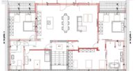 Besondere Ausstattung - Dachgeschosswohnung mit Fußbodenheizung und hohen Decken zum Erstbezug - Grundriss