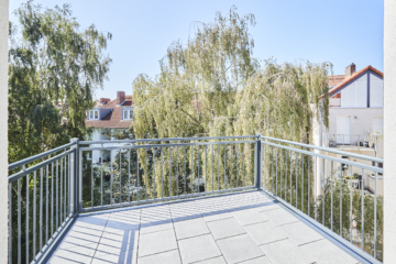Terrasse-Südwestausrichtung - Besondere Ausstattung – Dachgeschosswohnung mit Fußbodenheizung und hohen Decken zum Erstbezug