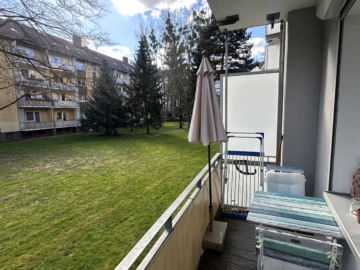 Aussicht Balkon - Aktuell Vermietete 2-Zimmerwohnung mit Balkon in Toplage am Moltkeplatz –
