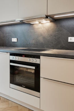 Küchen-Detail_ - Hochwertigste Eigentumswohnung im vollsaniertem Haus – 3-Zimmer mit Balkon-Zugang zum Garten