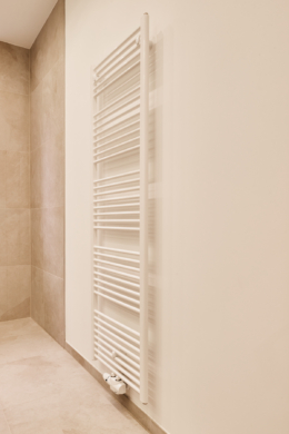 Badezimmer Heizkörper - Hochwertigste Eigentumswohnung im vollsaniertem Haus – 3-Zimmer mit Balkon-Zugang zum Garten