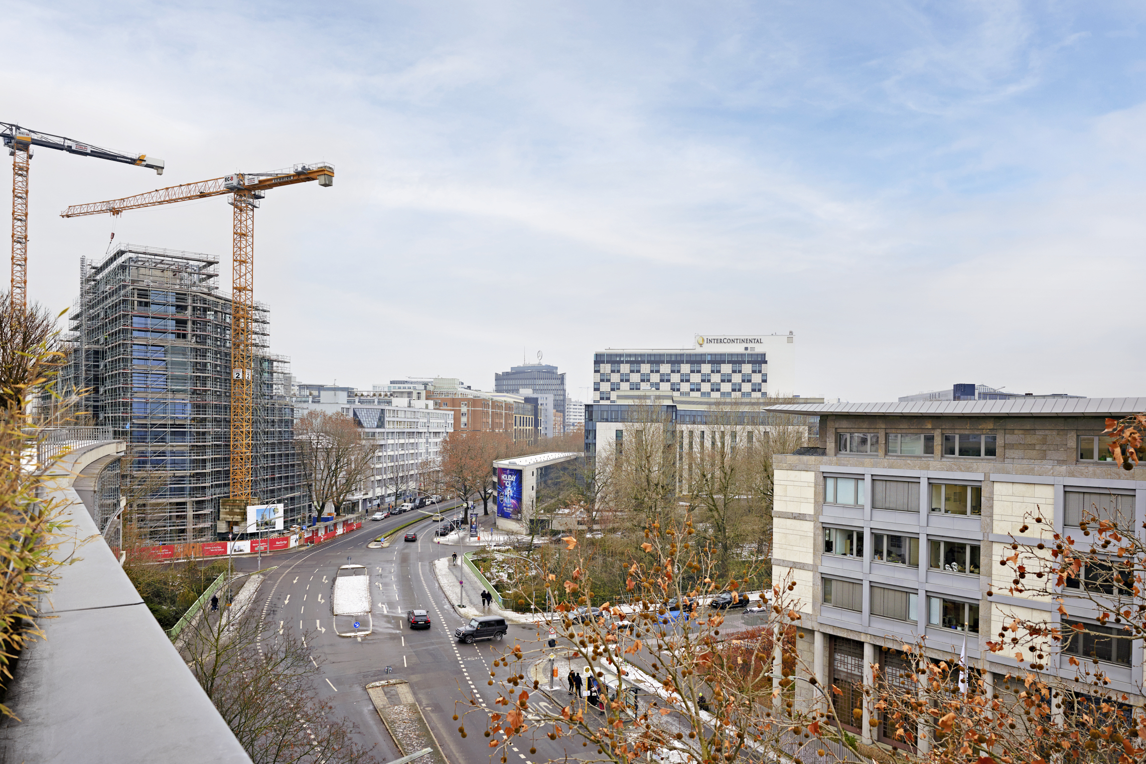 Ausblick Terrasse-City-West - Lichtdurchflutete Penthouse Wohnung in Bestlage Berlin Tiergarten