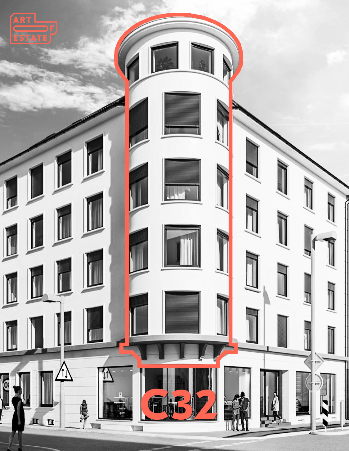 Art of Estate Immobilien - Vollsanierte 2-Zimmerwohnung mit hochwertiger Einbauküche inkl. Elektrogeräte