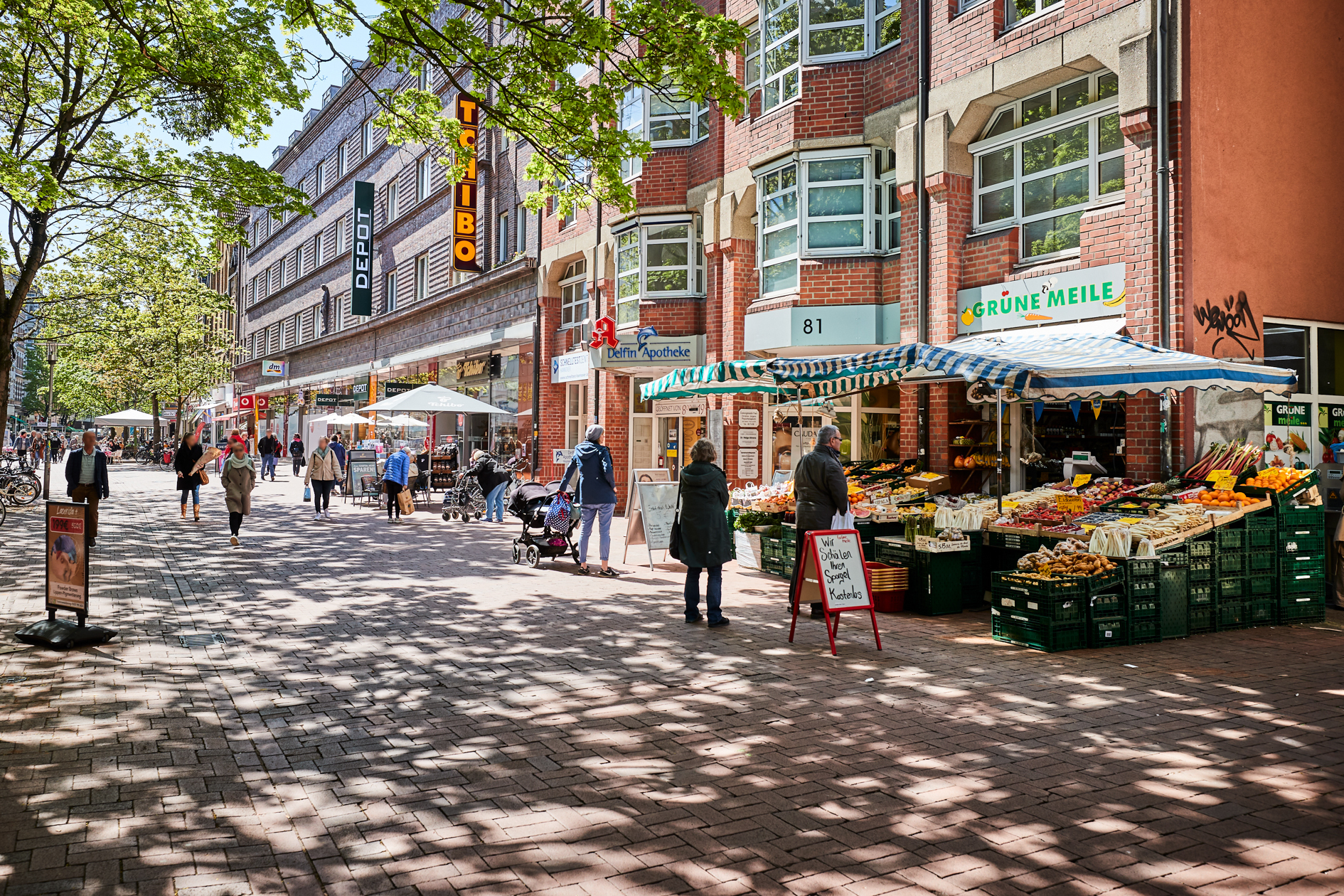 Umgebung Lister Meile - Aufwendig sanierte 2-Zimmerwohnung mit großem Balkon und Einbauküche