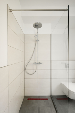 Badezimmer Walk In Dusche - Exklusive Neubauwohnung zum Erstbezug mit Balkon und Einbauküche