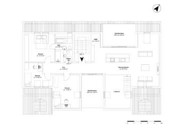 WE14 oben - Erstbezug – Penthouse mit Zwei Terrassen und exklusiver Ausstattung