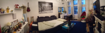 Wohnzimmer_Panorama - *VERKAUFT* 3-Zimmer Erdgeschosswohnung in Schöneberg