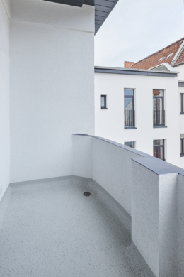 Aussicht vom Balkon, - 2-Zimmer mit Balkon und großer Einbauküche in der Nordstadt