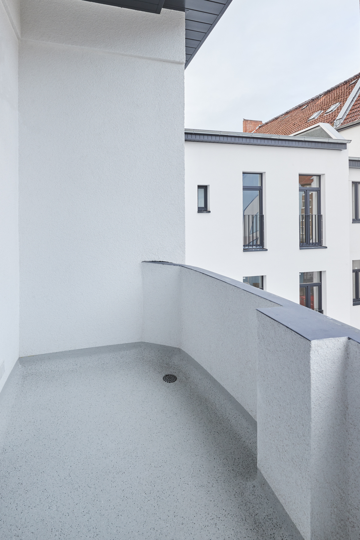 Aussicht vom Balkon, - 2-Zimmer mit Balkon und großer Einbauküche in der Nordstadt