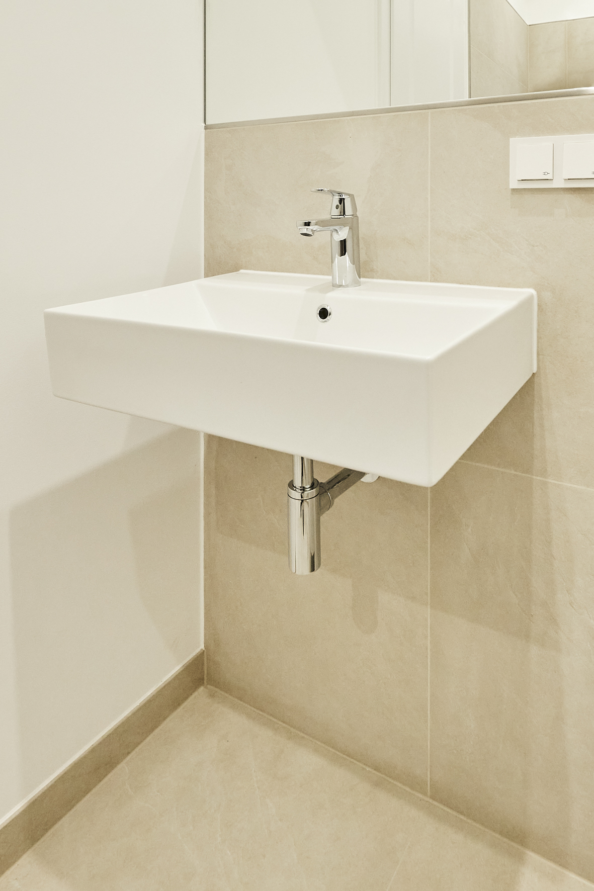 Detail Waschbecken - 2-Zimmer mit Balkon und großer Einbauküche in der Nordstadt