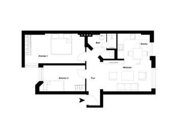 Grundriss - Sanierte Eigentumswohnung in Bestlage – Nordstadt Hannover